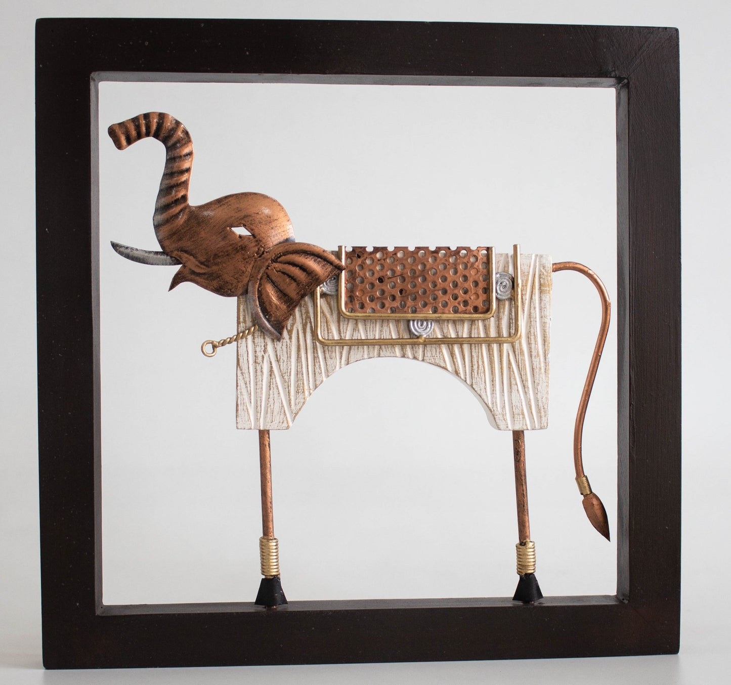 Enhance Your Space: Wall Decor Featuring Elegant Framed Elephant Artwork