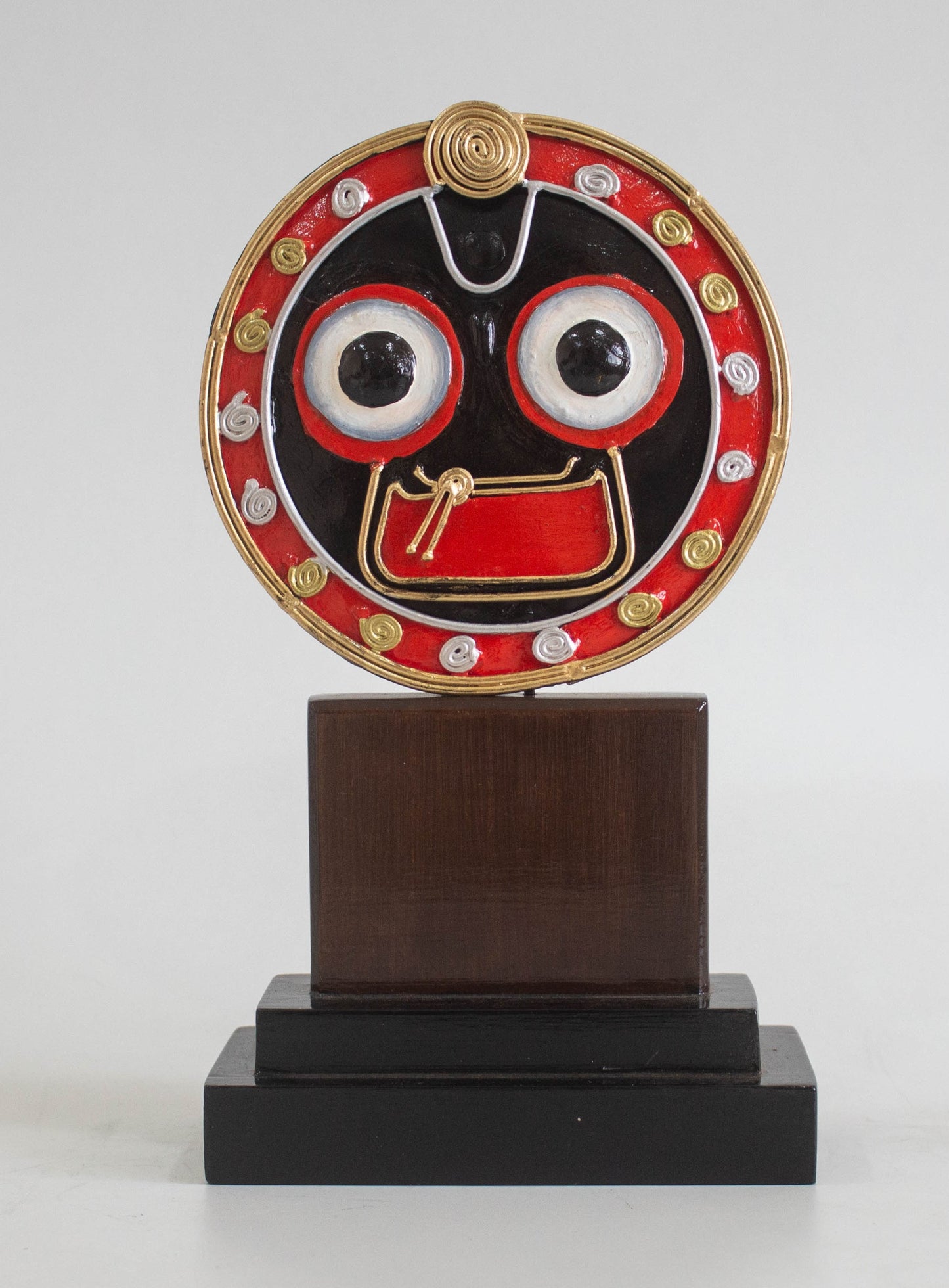 Wrought Iron Lord Jagannath Ji set – Handmade Spiritual Memento
