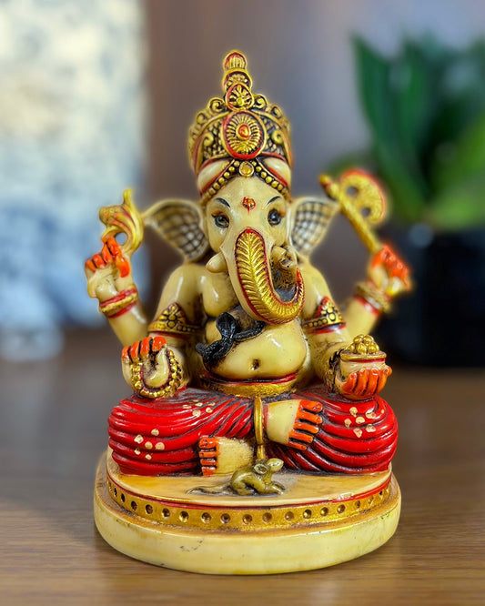 Entity of Knowledge | Resin Ganesha Statue | 13cm